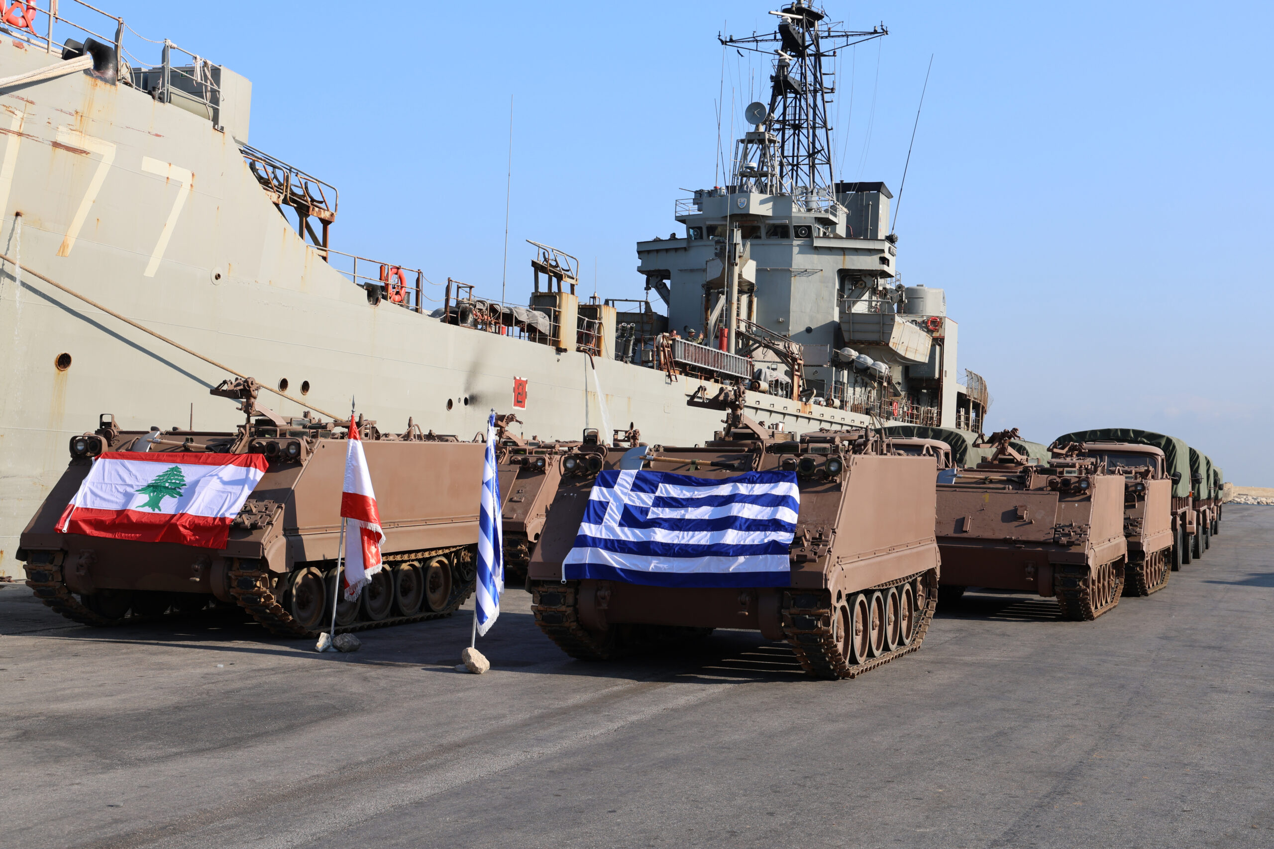 Greece Bolsters Security Ties With Lebanon in Second Vehicle Donation